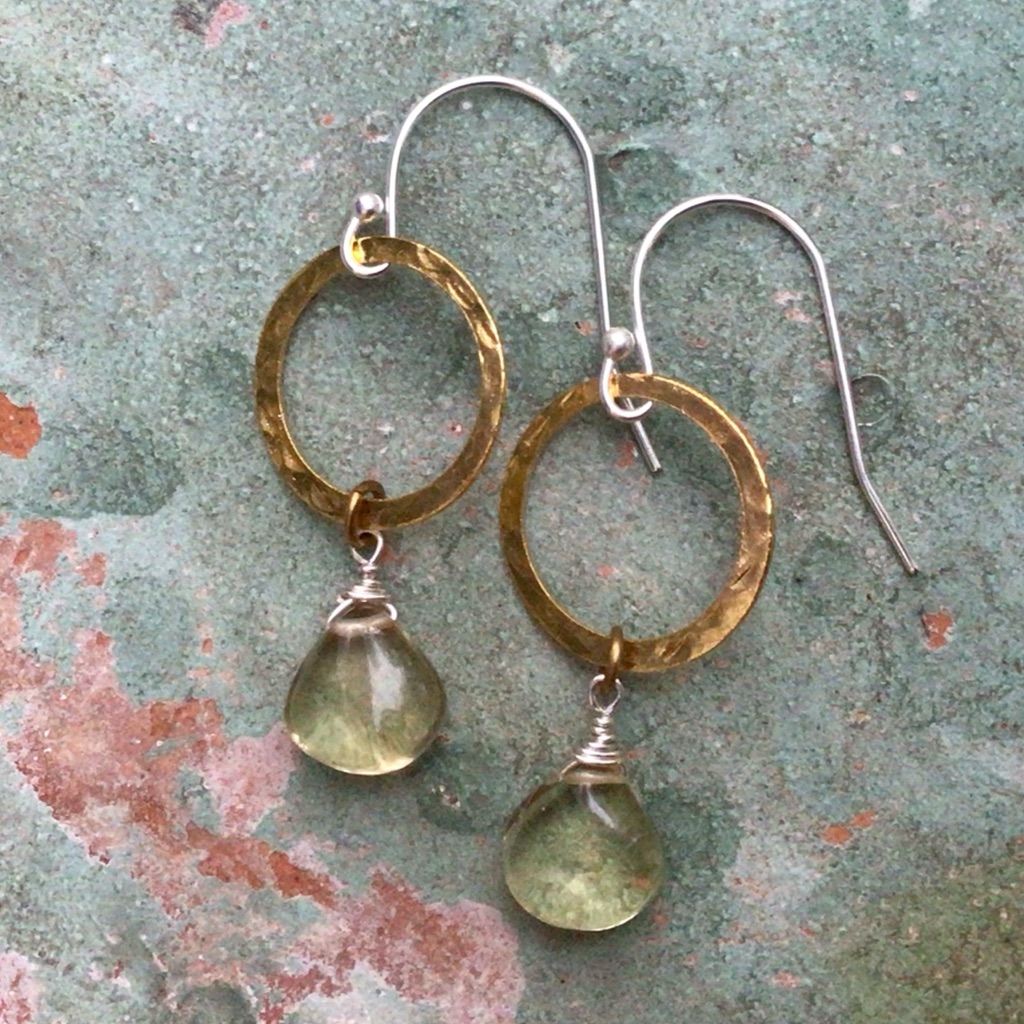 Handcrafted Sundance Charm Earrings Lemon Quartz